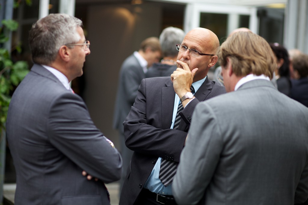 Businessmen Talking