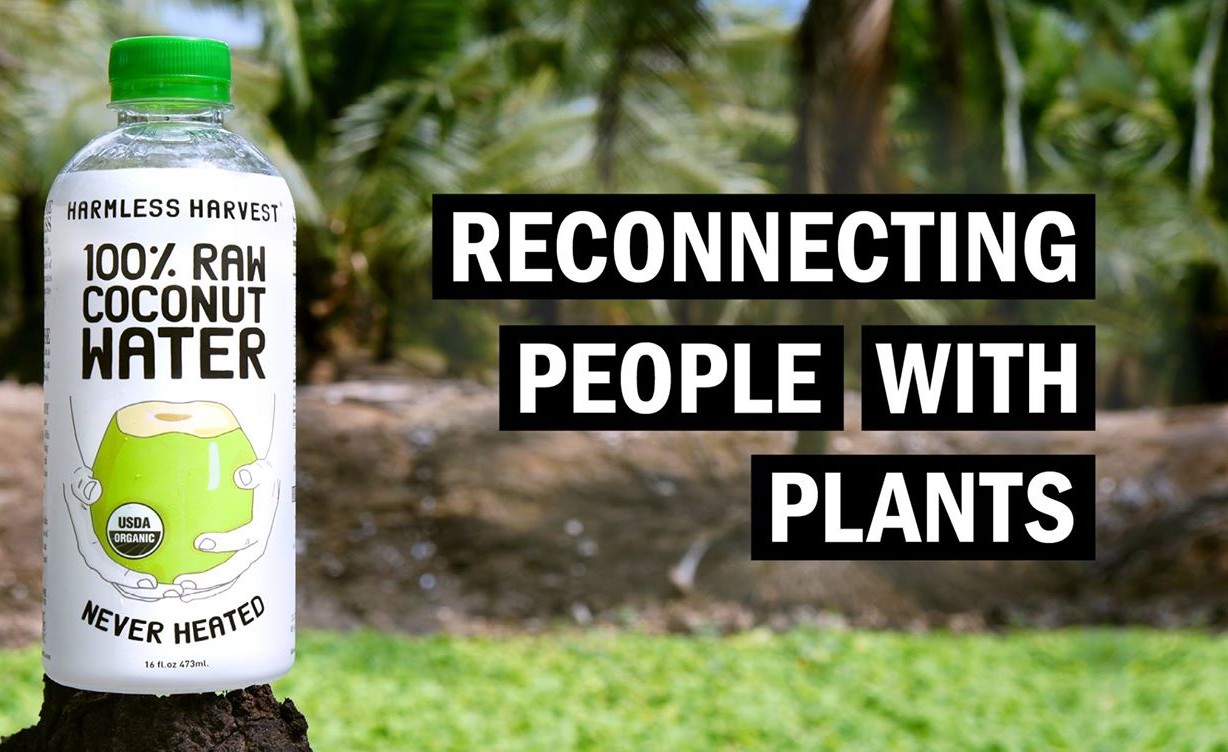 harmless harvest organic coconut water