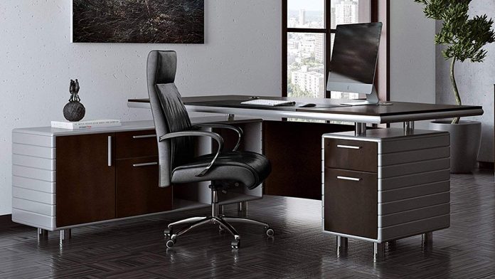 Zuri Furniture Kennedy Executive Desk