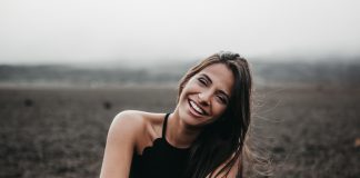 Laughing woman