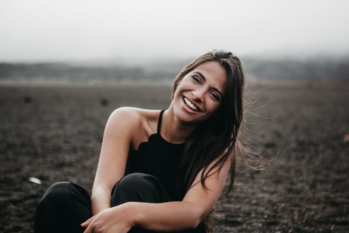 Laughing woman