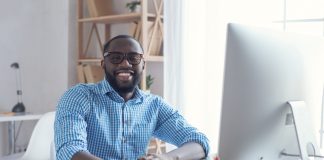 Man working in office