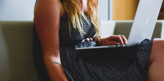 Woman writing