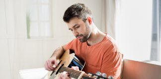 Man playing guitar