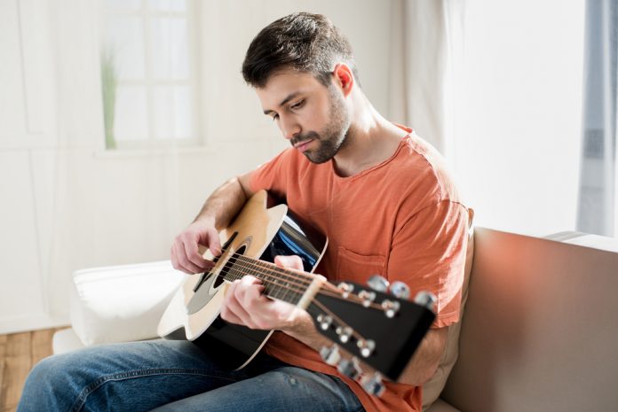 Man playing guitar