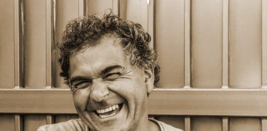Man laughing