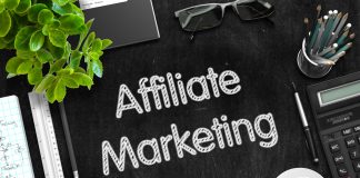 Affiliate Marketing on Chalkboard