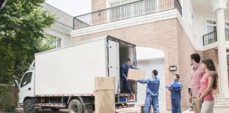 Moving company helping people move