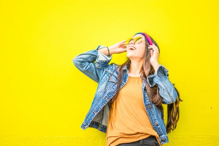 Woman Wearing Sunglasses