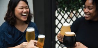 Women Holding Beers