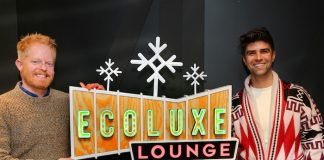 Modern Family star Jesse Tyler Ferguson and hubby Justin Mikita at ECOLUXE Lounge