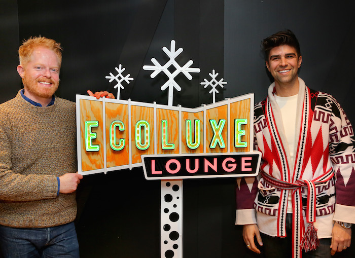 Modern Family star Jesse Tyler Ferguson and hubby Justin Mikita at ECOLUXE Lounge