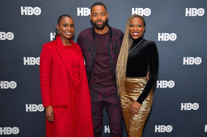 Issa Rae, Jay Ellis and Yvonne Orji 