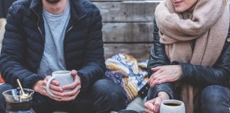 Couple Drinking Coffee