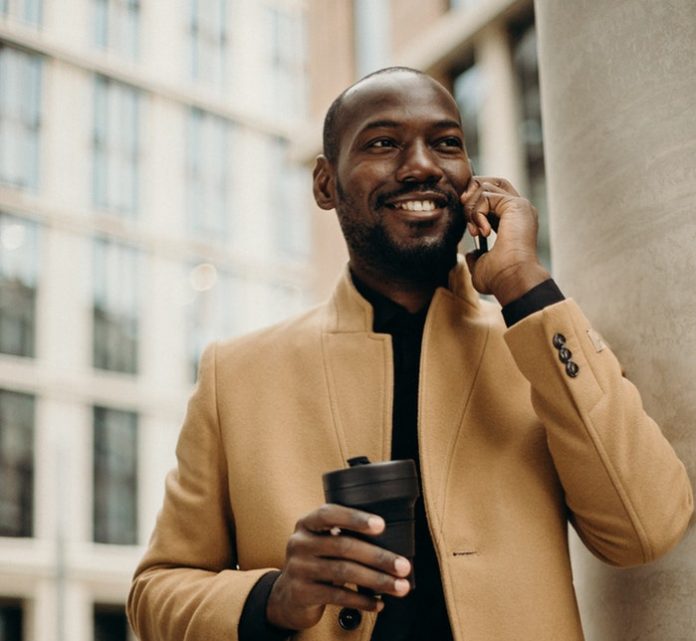 Businessman on Phone