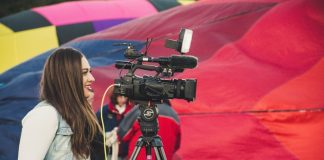 Woman Filming Video