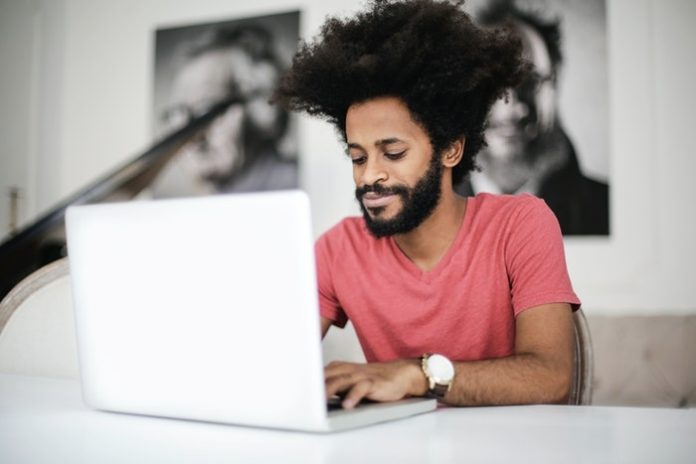 Man Working from Home