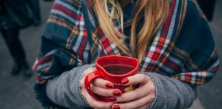 Woman with Cup of Coffee