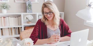 Woman in Office