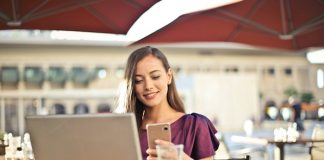 Woman on laptop