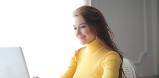 Woman Working at Home