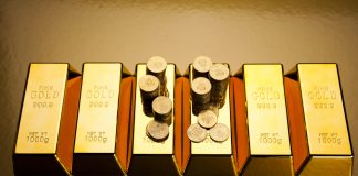 Gold Bars and Coins