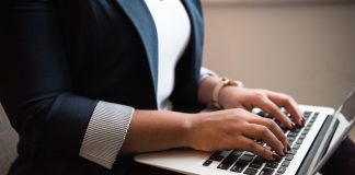 Woman on Laptop