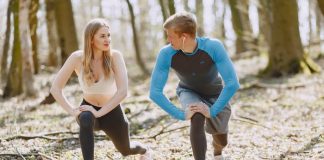 Couple Exercising