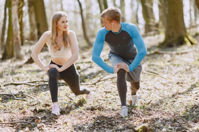 Couple Exercising