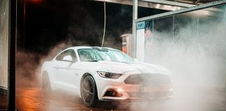 Car Being Washed