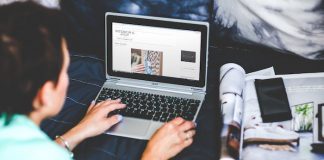 Woman Blogging