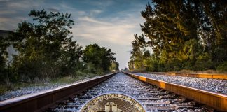 Bitcoin on Railroad Track