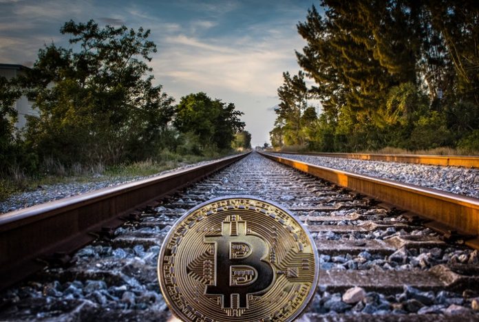 Bitcoin on Railroad Track