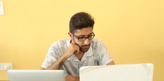 Person Looking on Computer