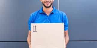 Man Delivering a Package