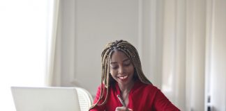 Woman on Laptop