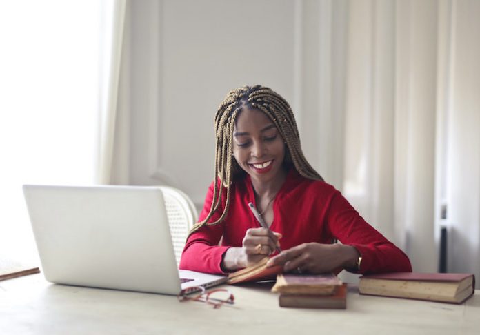 Woman on Laptop