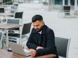 Man on Laptop