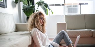 Woman on Laptop