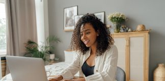 Woman in Office