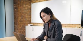 Woman on Laptop