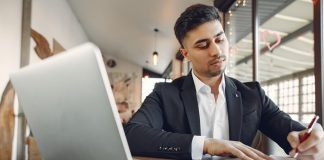 Businessman Writing