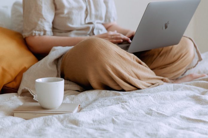 Woman Working from Home