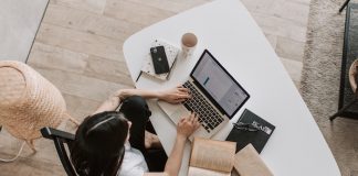 Woman Working from Home