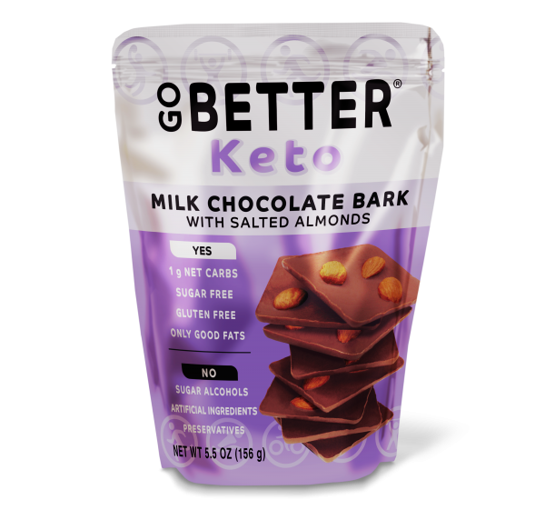 Go Better Keto Milk Chocolate Bark