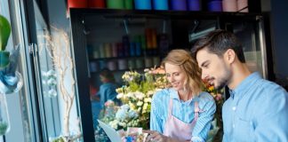 Businesspeople in Shop