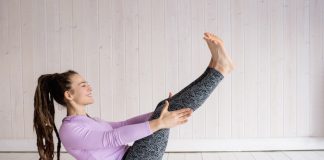 Woman Doing Yoga