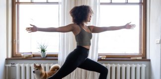 Woman on Yoga Mat