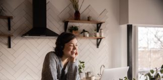 Woman in Video Chat