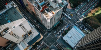 Aerial View of City